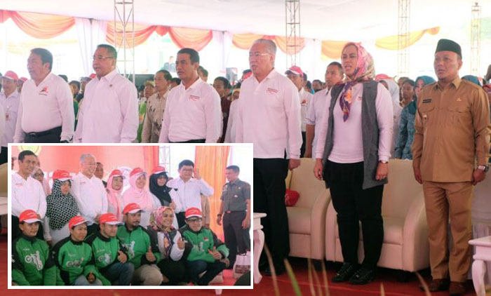 Bupati Cellica Surprise Tiga Menteri Sambangi Karawang Demi Toko Tani